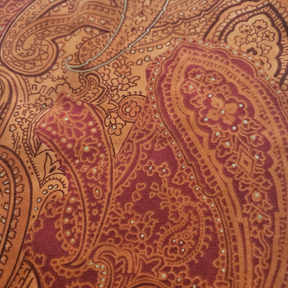Paisley Print Wide-Leg Pants - Picture 9 of 9
